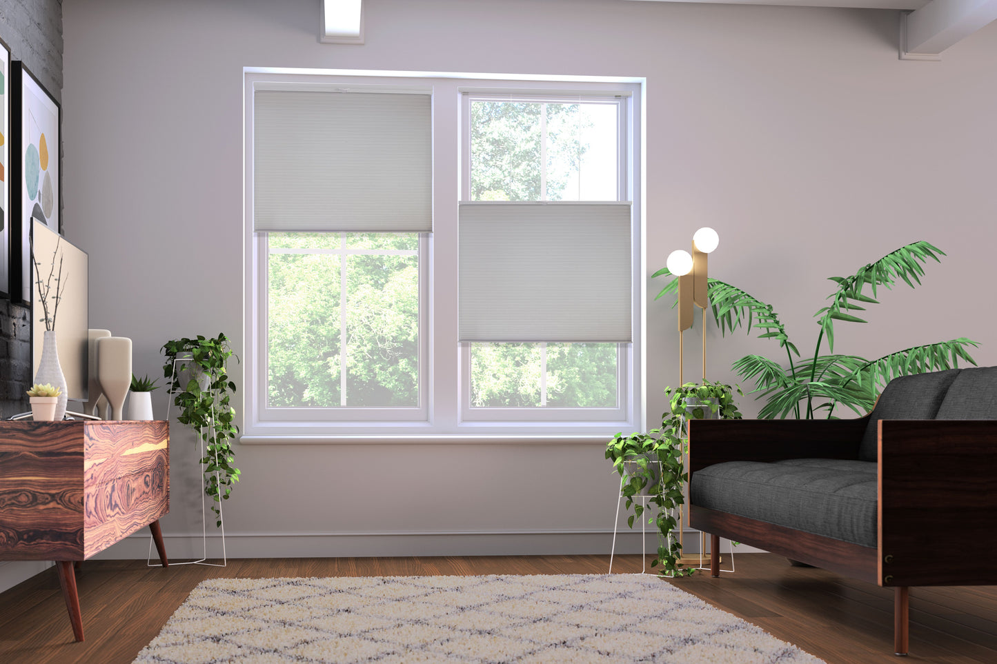 Mirage Cordless Top Down Bottom Up Blackout Shades