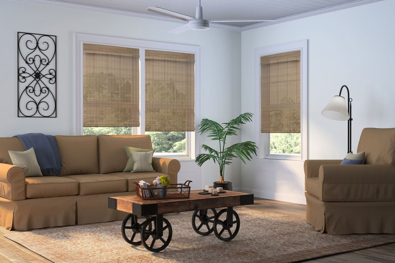 Aura Cordless Bamboo Shades in Natural