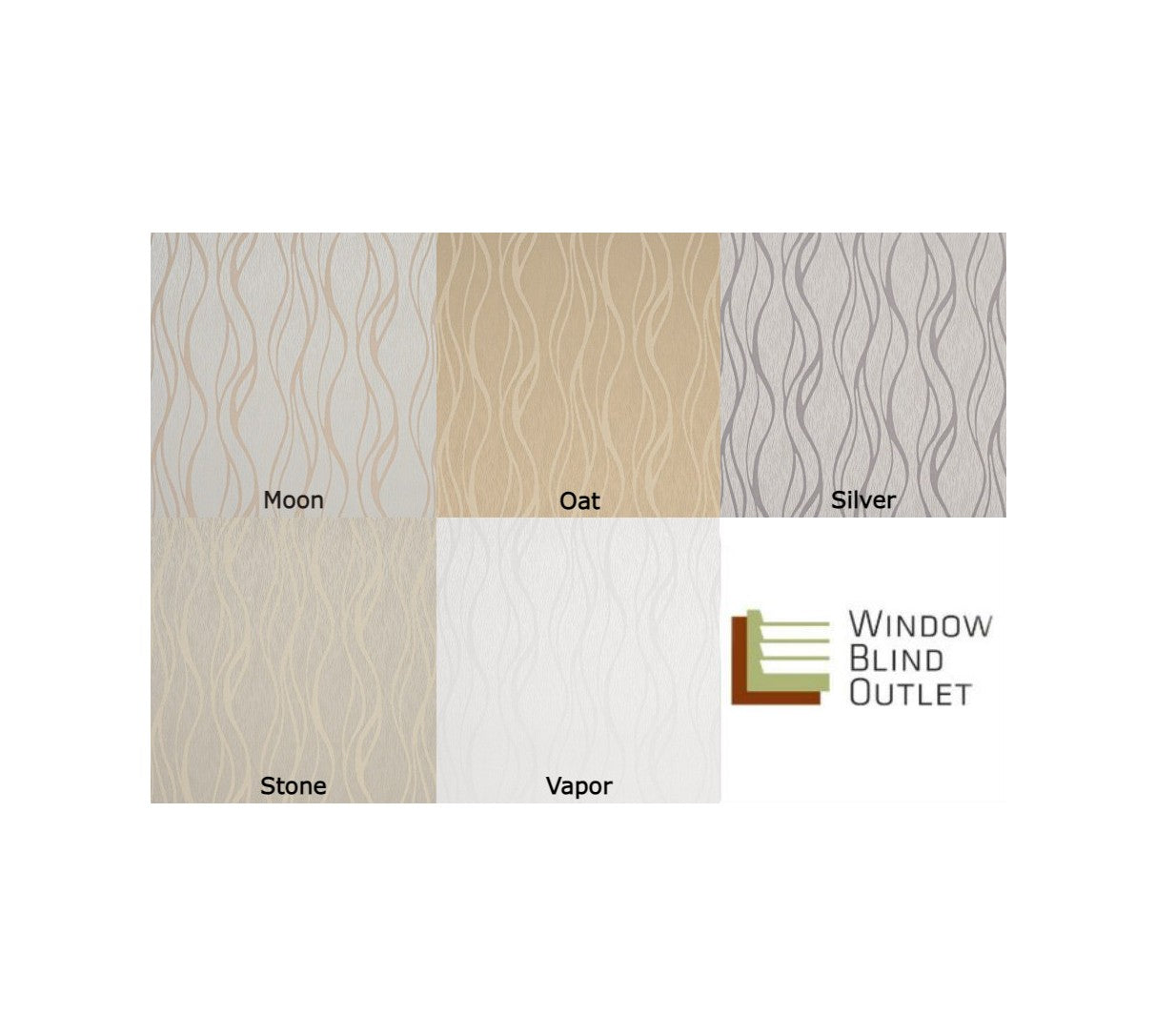 Custom Cordless Roman Shades - Everest Color Chart