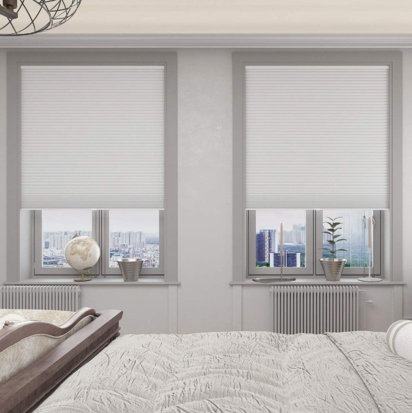 WBO® Classic Cordless Blackout Cellular Shades in White