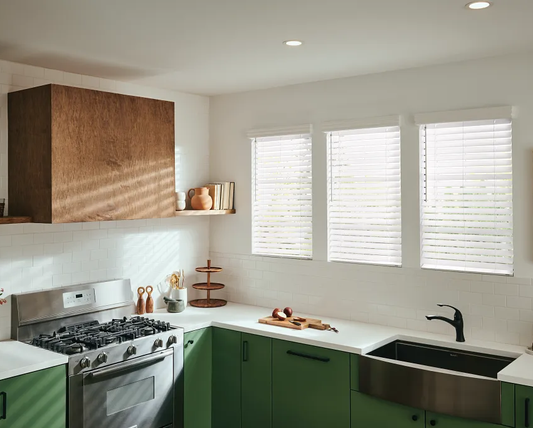 Premium Cordless Faux Wood Blinds