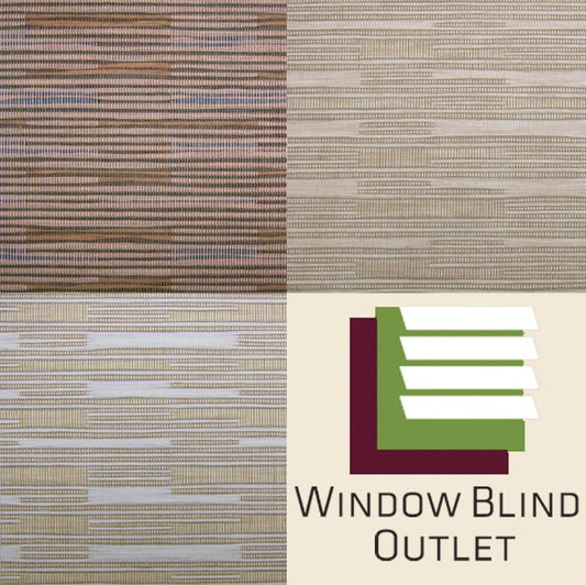 Wicker Look Bamboo Woven Shade Swatches