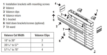 Budget Cordless Faux Wood Blinds - Woodgrain