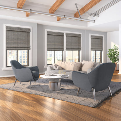 Aura Cordless Bamboo Shades in Ash