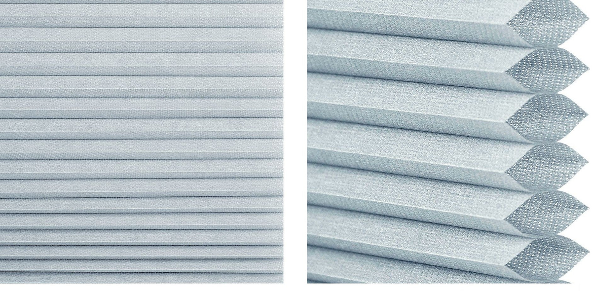 Aura Cordless Cellular Shade Samples - Hazy fabric detail