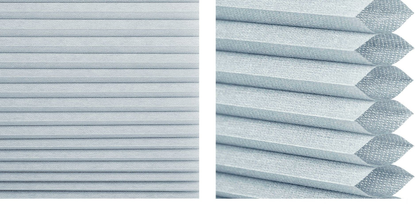 Aura Cordless Cellular Shade Samples - Hazy fabric detail