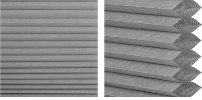 Aura Cordless Cellular Shade Samples - Pewter fabric detail