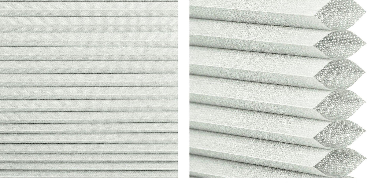 Aura Cordless Cellular Shade Samples - Sea Salt fabric detail