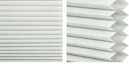 Aura Cordless Cellular Shade Samples - Sea Salt fabric detail