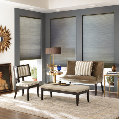 Aura Cordless Double Cellular Shade in Storm