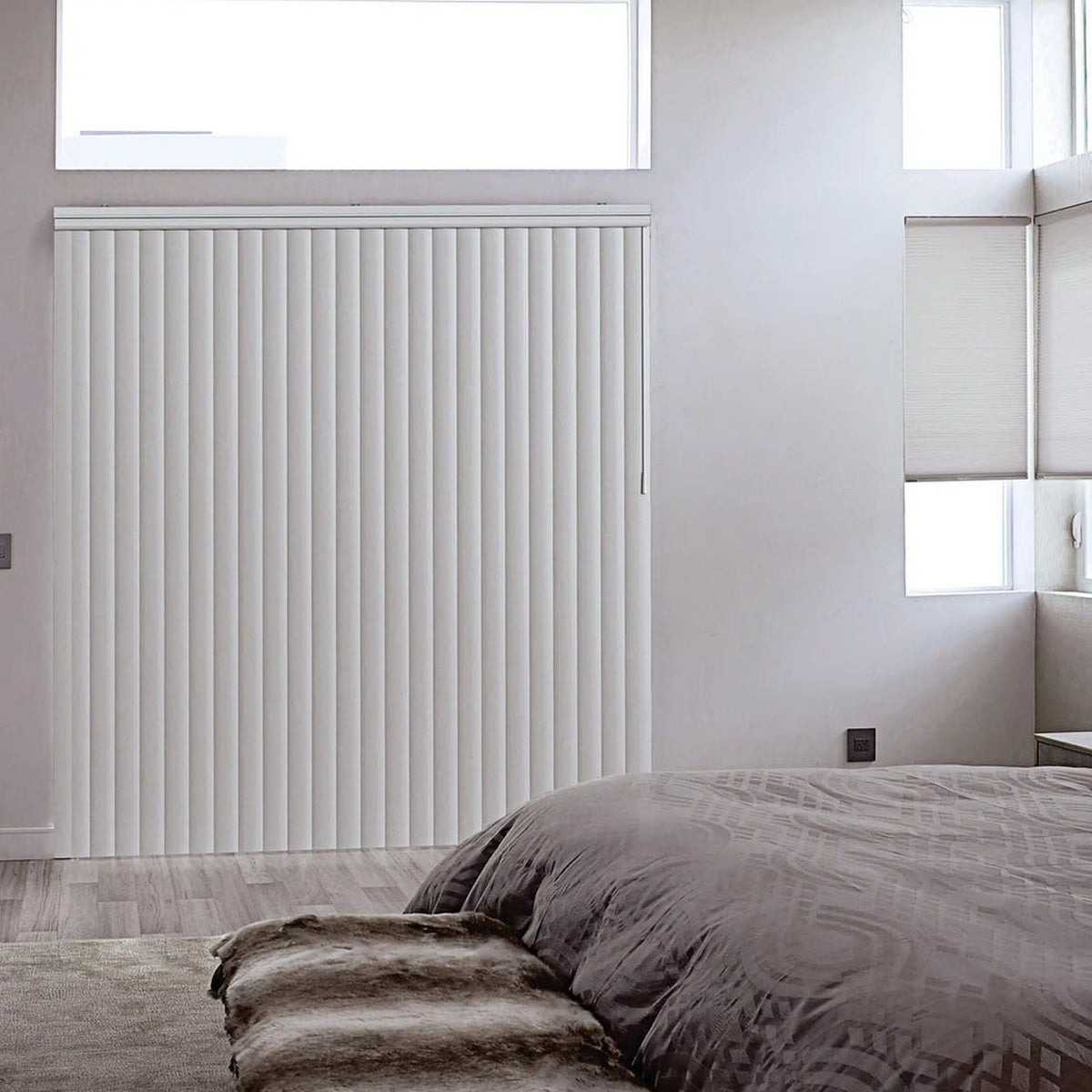 Budget Room Darkening Vinyl Vertical Blinds