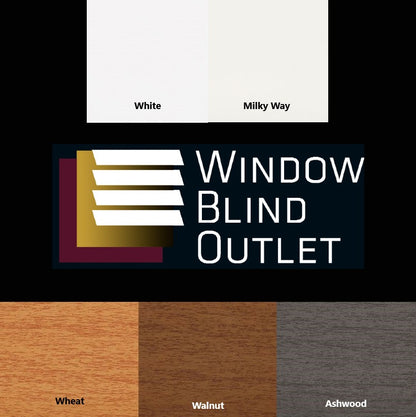 Budget Faux Wood Blind Swatches