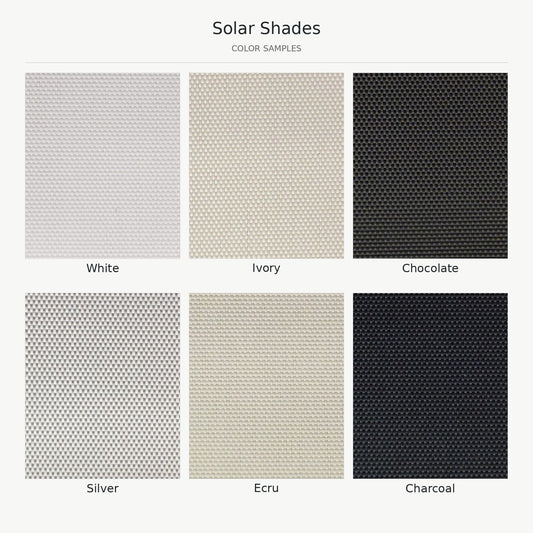 Solar Shade Swatches