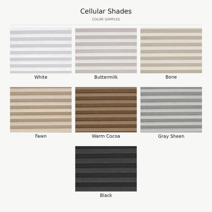 WBO Cellular Shade Swatches